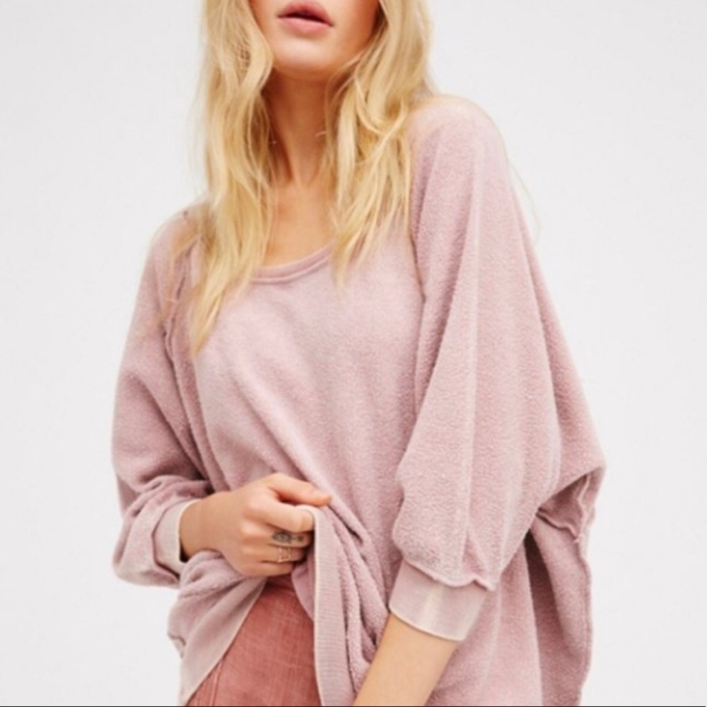 Free People My Pullover Oversized Sweatshirt